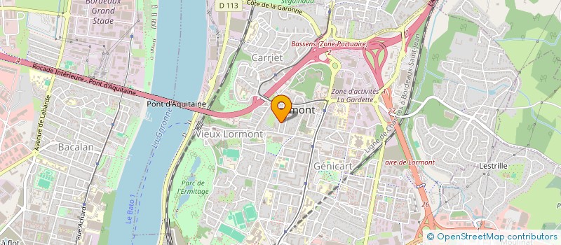 localisation de l'entreprise AMBULANCE ASSISTANCE  LORMONT