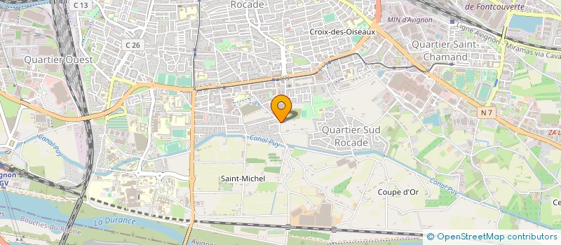 localisation de l'entreprise AMBULANCE ASSISTANCE AVIGNON à AVIGNON