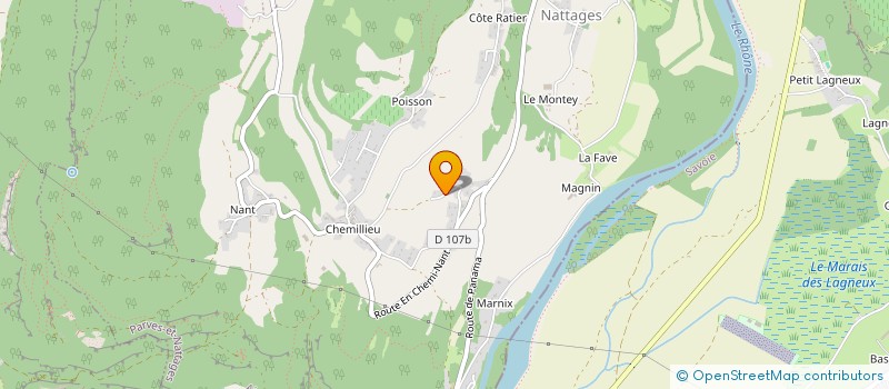 localisation de l'entreprise AMBULANCE ASSISTANCE DU BUGEY à PEYRIEU