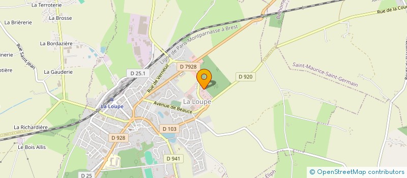 localisation de l'entreprise AMBULANCE ASSISTANCE SECOURS à LA LOUPE