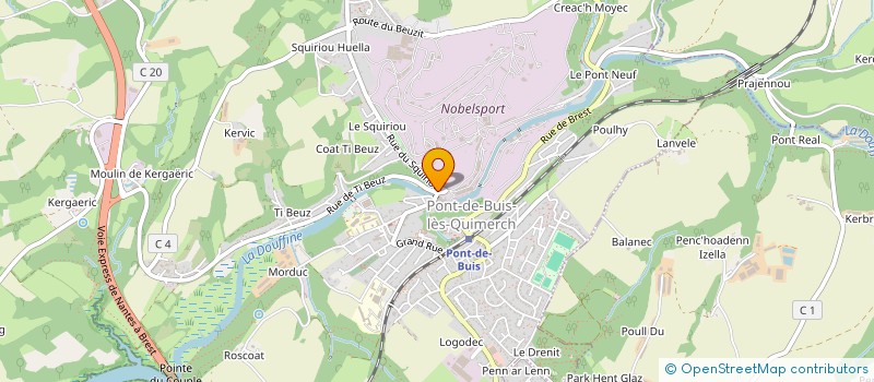 localisation de l'entreprise AMBULANCE ATLANTIC à PONT-DE-BUIS-LES-QUIMERCH