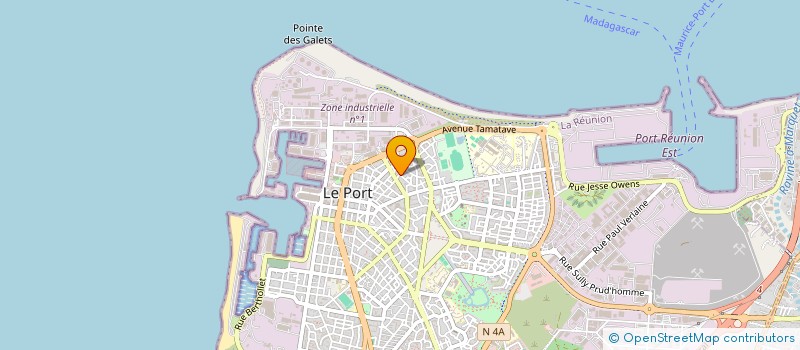 localisation de l'entreprise AMBULANCE AUSTRAL SARL à LE PORT