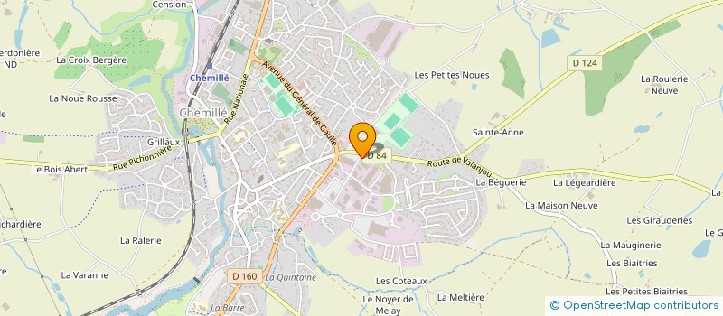 localisation de l'entreprise AMBULANCE BARANGER UZUREAU à CHEMILLE-EN-ANJOU