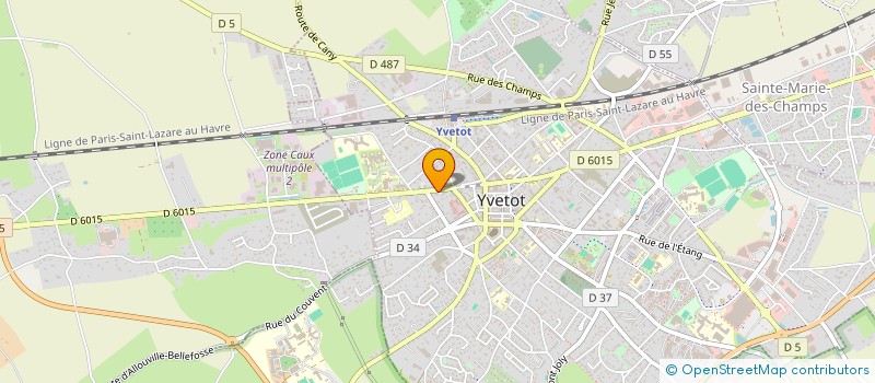 localisation de l'entreprise AMBULANCE BELLEMERE à YVETOT