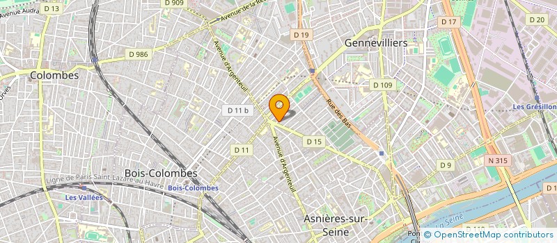 localisation de l'entreprise AMBULANCE BIENVEILLANCE NEW à ASNIERES-SUR-SEINE