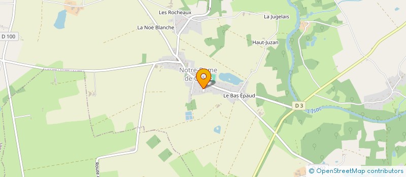 localisation de l'entreprise AMBULANCE BILY à GUENROUET