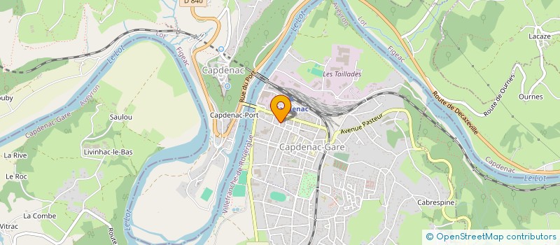 localisation de l'entreprise AMBULANCE BOUYSSET CAPDENAC à CAPDENAC-GARE
