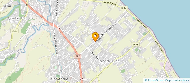 localisation de l'entreprise AMBULANCE CALICHARANE  SAINT-ANDRE