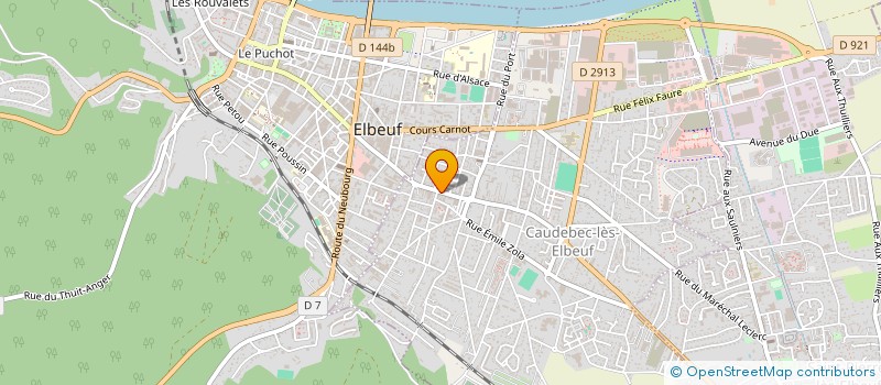 localisation de l'entreprise AMBULANCE CAUDEBECAISE à CAUDEBEC-LES-ELBEUF