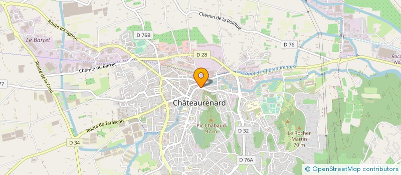 localisation de l'entreprise AMBULANCE CHATEAURENARDAISE R. BERNARD à CHATEAURENARD