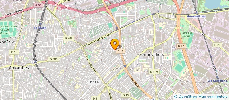 localisation de l'entreprise AMBULANCE D ASNIERES à ASNIERES-SUR-SEINE