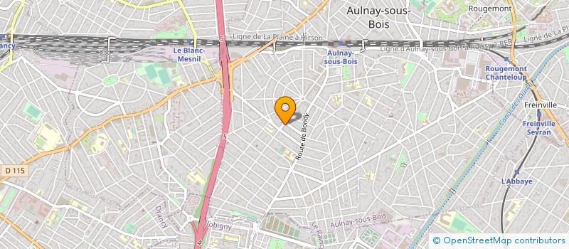 localisation de l'entreprise AMBULANCE DAUPHINS 93 à AULNAY-SOUS-BOIS