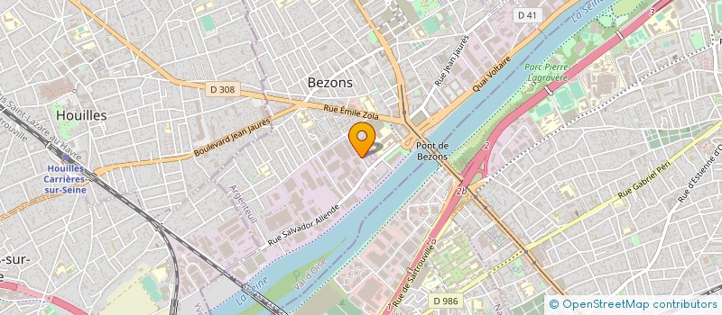 localisation de l'entreprise AMBULANCE DE BEZONS à BEZONS