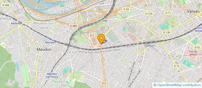 localisation de l'entreprise AMBULANCE DE CLAMART à CLAMART