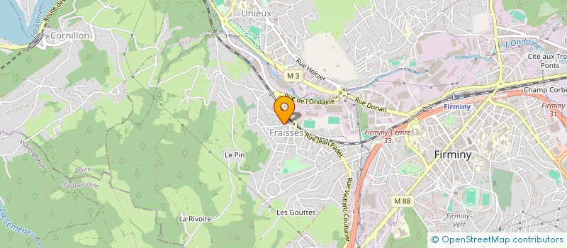 localisation de l'entreprise AMBULANCE DE L ONDAINE  FRAISSES