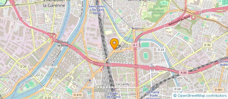 localisation de l'entreprise AMBULANCE DE LA PLAINE à SAINT-DENIS