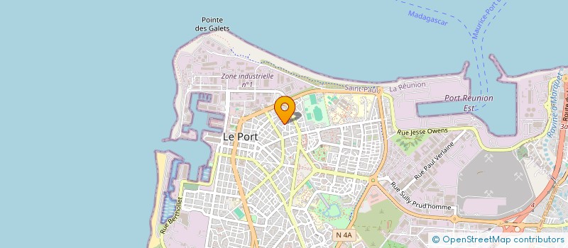 localisation de l'entreprise AMBULANCE DE LA POINTE à LE PORT