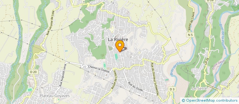 localisation de l'entreprise AMBULANCE DE LA RIVIERE R & P LEFEVRE à SAINT-LOUIS