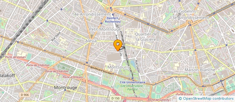 localisation de l'entreprise AMBULANCE DELTA PARIS SUD à PARIS