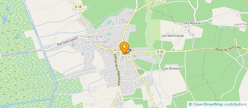 localisation de l'entreprise AMBULANCE DES HAUTS DE GIRONDE à SAINT-CIERS-SUR-GIRONDE
