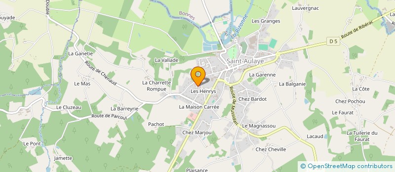 localisation de l'entreprise AMBULANCE DESCOUT-CHARTIER à SAINT AULAYE-PUYMANGOU