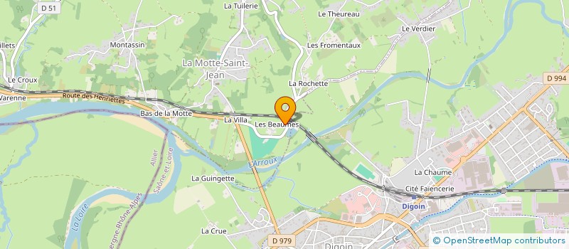 localisation de l'entreprise AMBULANCE DIGOINNAISE à LA MOTTE-SAINT-JEAN
