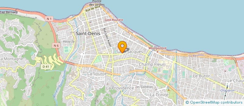 localisation de l'entreprise AMBULANCE DIONYSIENNE à SAINT-DENIS
