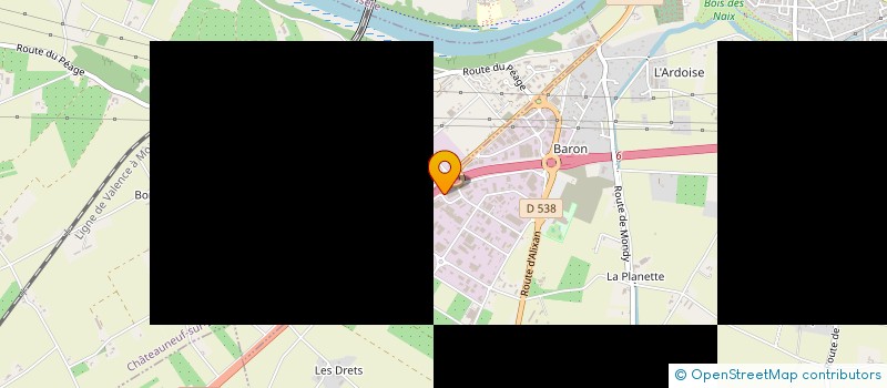localisation de l'entreprise AMBULANCE DROMOISE à ROMANS-SUR-ISERE
