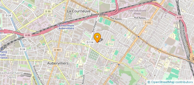 localisation de l'entreprise AMBULANCE DU 93 à AUBERVILLIERS