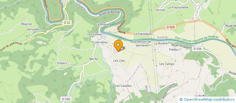 localisation de l'entreprise AMBULANCE DU CARLADEZ  SEBRAZAC