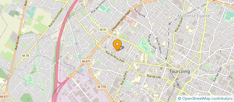 localisation de l'entreprise AMBULANCE DU FLOCON III  TOURCOING