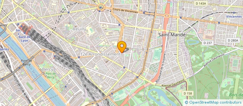localisation de l'entreprise AMBULANCE DU GLOBE à PARIS