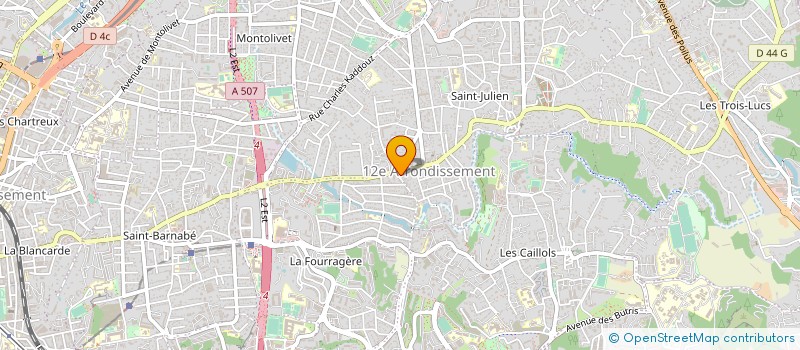 localisation de l'entreprise AMBULANCE DU LAGON à MARSEILLE
