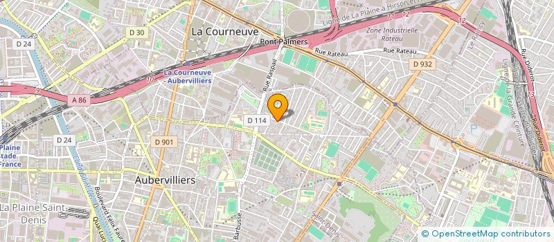 localisation de l'entreprise AMBULANCE DU NORD à AUBERVILLIERS
