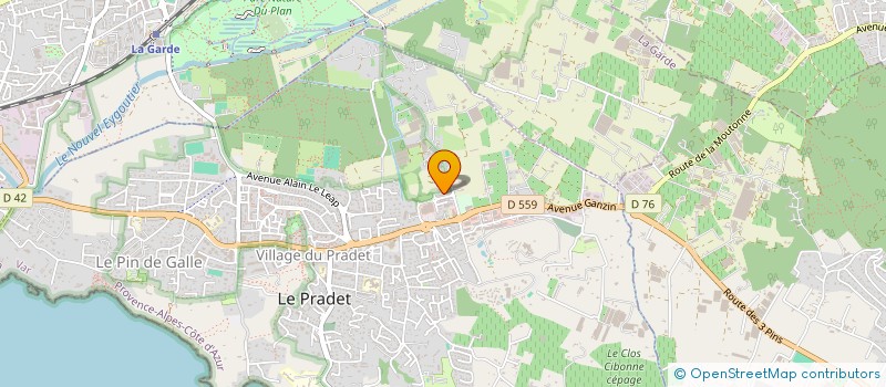 localisation de l'entreprise AMBULANCE DU PRADET à LE PRADET