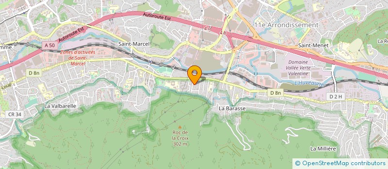 localisation de l'entreprise AMBULANCE DUSERRE LASTENNET à MARSEILLE 11EME