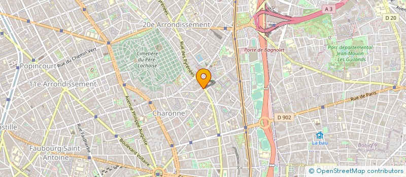 localisation de l'entreprise AMBULANCE EDEN 19  PARIS