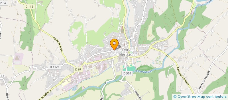 localisation de l'entreprise AMBULANCE EOLE  SAINT-DONAT-SUR-L'HERBASSE