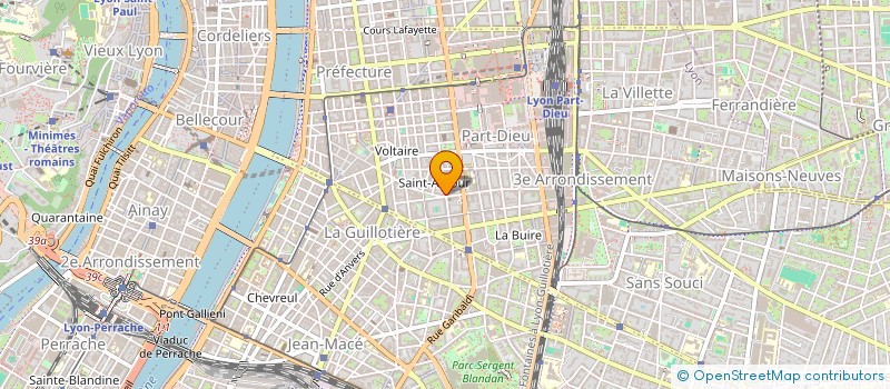 localisation de l'entreprise AMBULANCE ETOILE  LYON