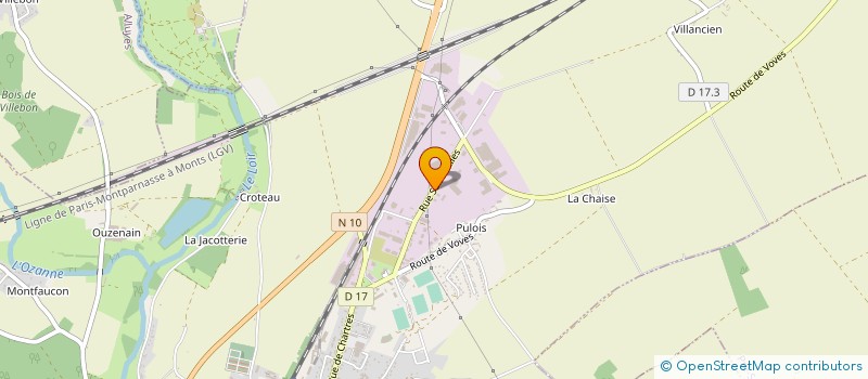localisation de l'entreprise AMBULANCE EURELIENNE à BONNEVAL