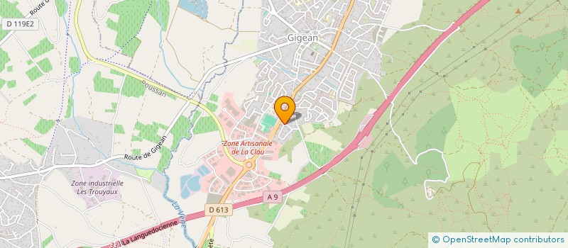 localisation de l'entreprise AMBULANCE EXCELLENCE  GIGEAN