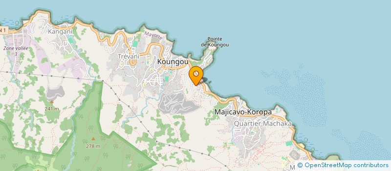 localisation de l'entreprise AMBULANCE EXPRESSE MAYOTTE à KOUNGOU