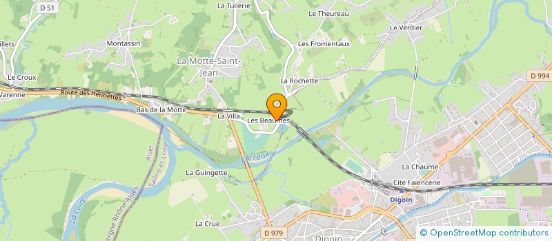 localisation de l'entreprise AMBULANCE FASOLI NJC à LA MOTTE-SAINT-JEAN