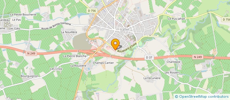 localisation de l'entreprise AMBULANCE GOULEAU à VALLET