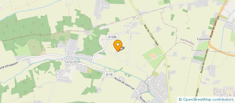 localisation de l'entreprise AMBULANCE GUILLAUME SECOURS  SAIGUEDE