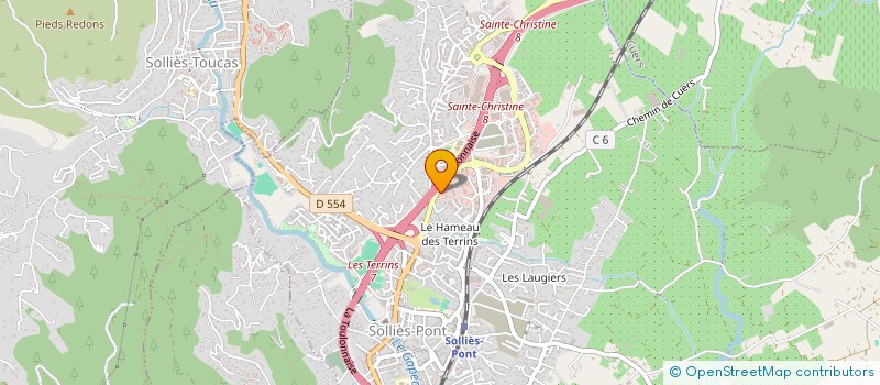 localisation de l'entreprise AMBULANCE ISIS à SOLLIES-PONT