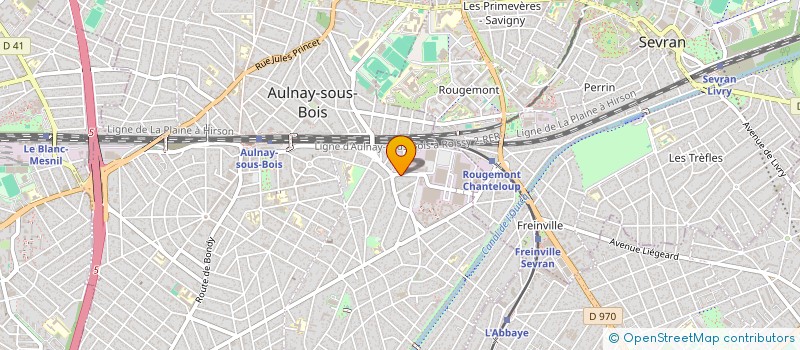 localisation de l'entreprise AMBULANCE JADE 93 à ROSNY-SOUS-BOIS