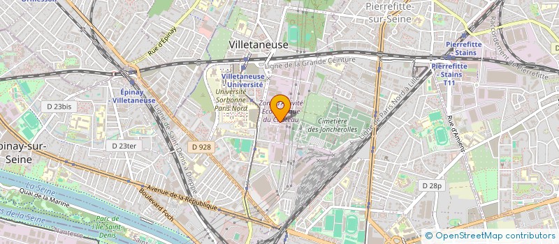 localisation de l'entreprise AMBULANCE LIMSA à PIERREFITTE SUR SEINE