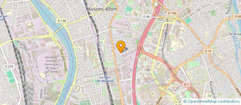 localisation de l'entreprise AMBULANCE LOCATION TRIOMPHE  MAISONS-ALFORT