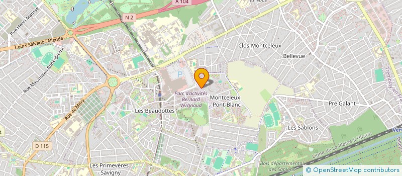 localisation de l'entreprise AMBULANCE LOLA à SEVRAN